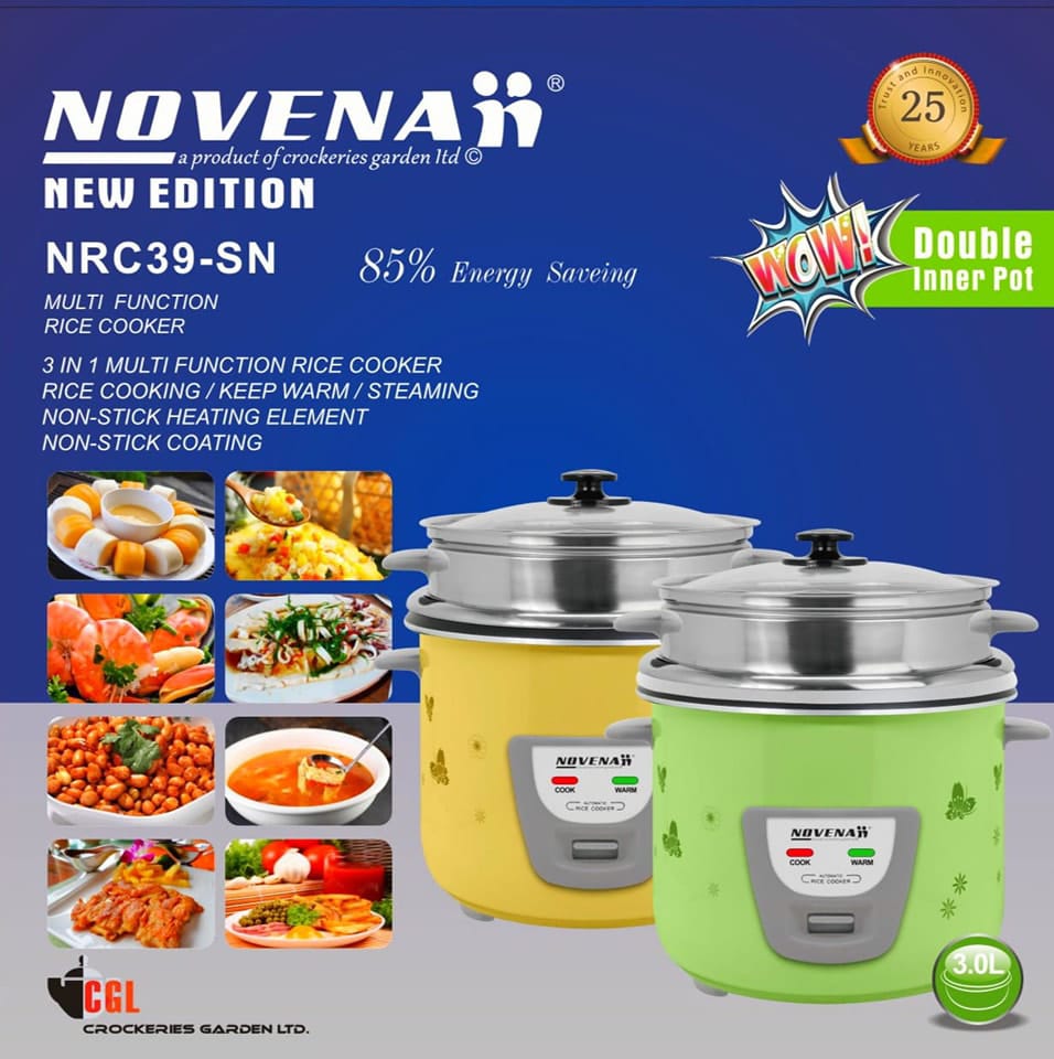Novena 3 Liter Rice Cooker