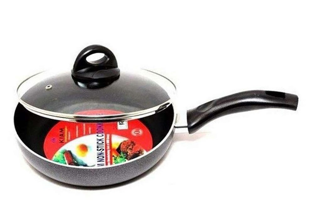 Kiam non-stick fry pan 24 cm with glass lid (Tapper)